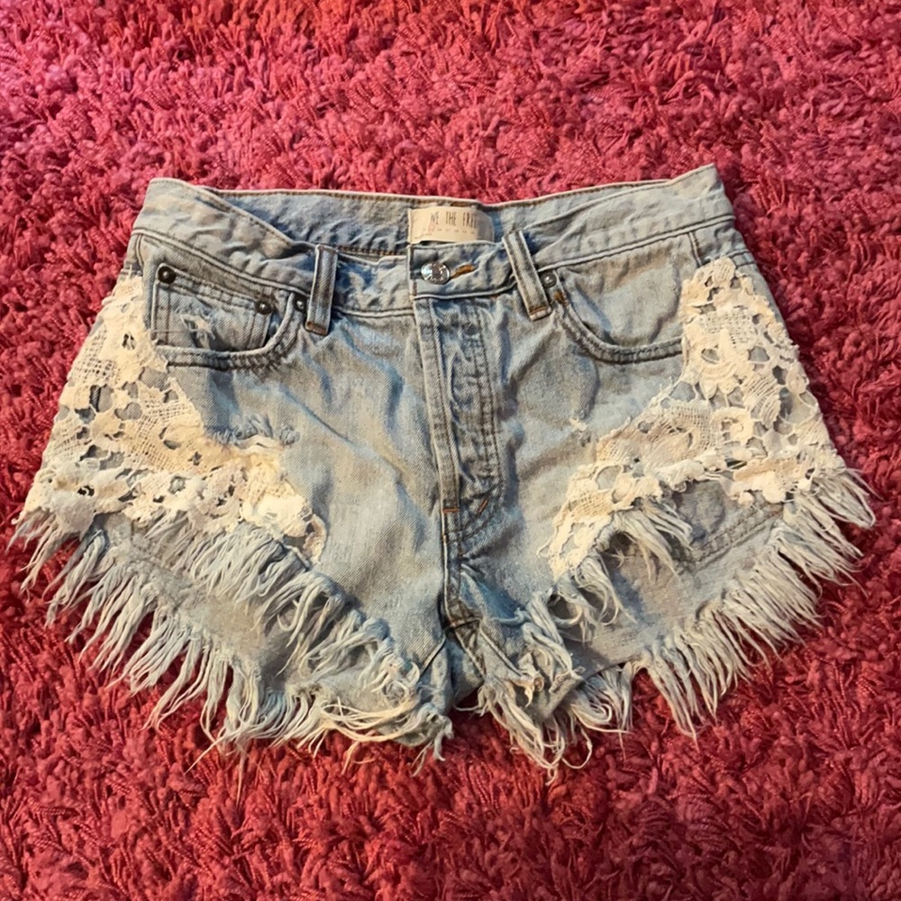 Free people Jean shorts